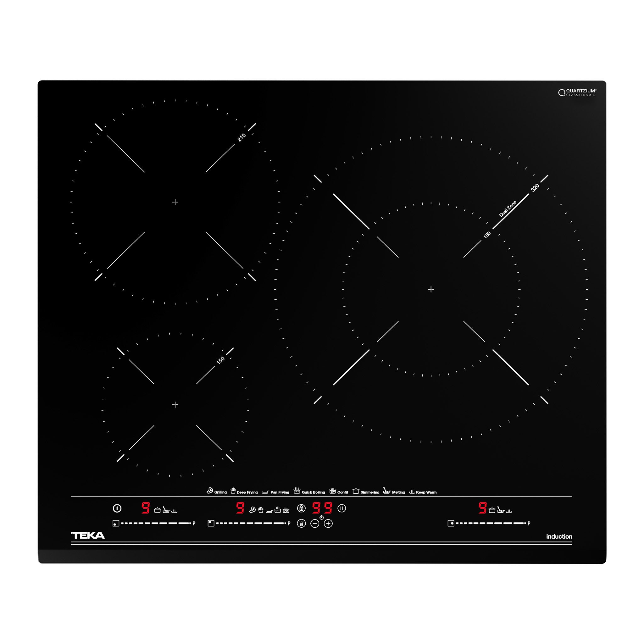 Bếp Từ Teka IZC 63630 BK MST | Lắp Âm 3 Vùng Nấu