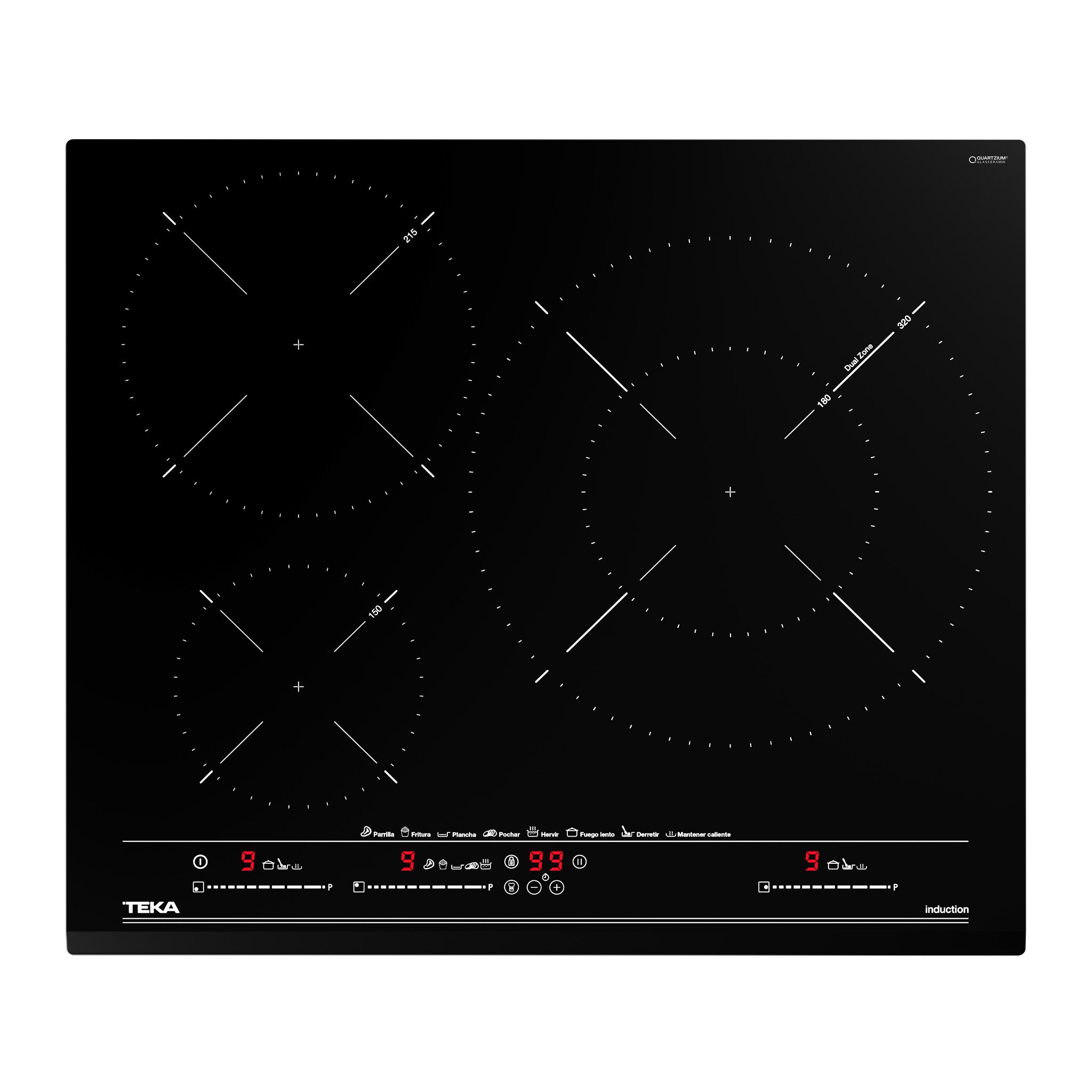 Bếp Từ Teka IZC 63632 BK MST | Lắp Âm 3 Vùng Nấu
