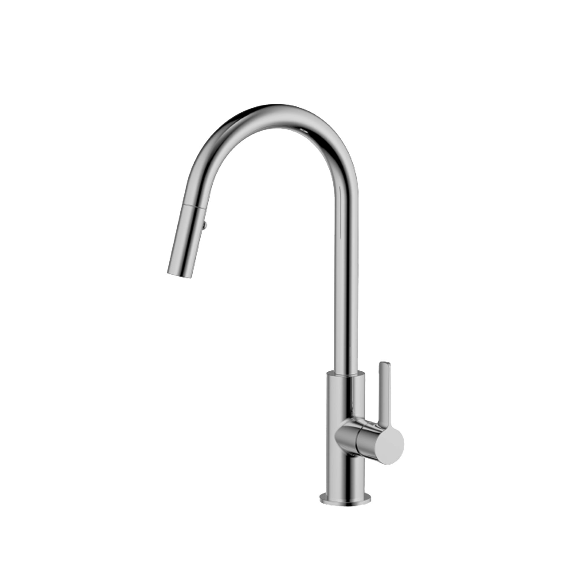 Vòi Rửa Bát Nóng Lạnh Dây Rút Malloca K012C | Đồng Thau Mạ Chrome