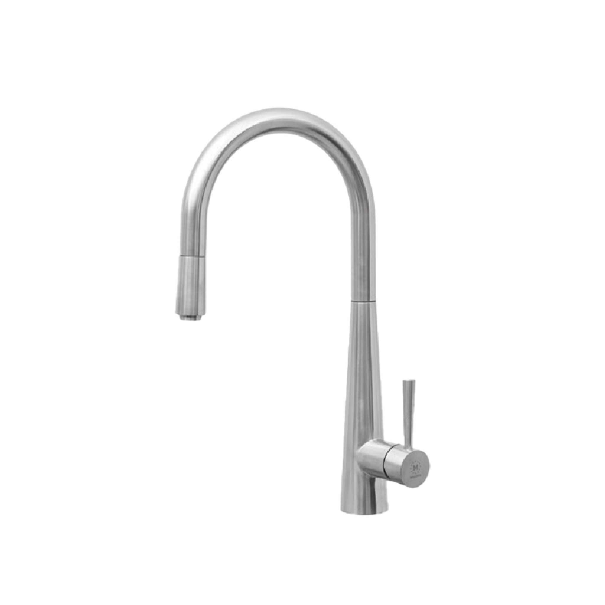 Vòi Rửa Bát Nóng Lạnh Dây Rút Malloca K095-SS | Inox 304