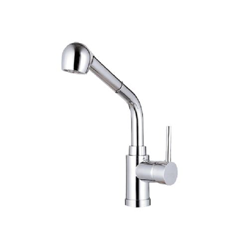 Vòi Rửa Bát Nóng Lạnh Dây Rút Malloca K119N9 | Đồng Thau Mạ Chrome