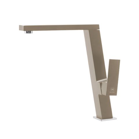 Vòi Rửa Bát Nóng Lạnh Malloca K131BR | Đồng Thau Sơn Giả Đá, Màu Đất