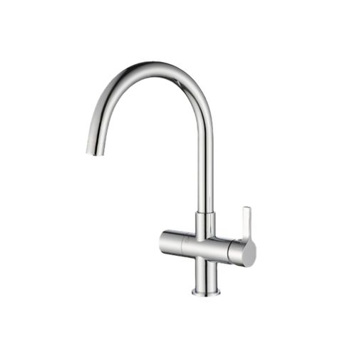 Vòi Rửa Bát 3 Đường Nước Malloca K150DW | Đồng Thau Mạ Chrome