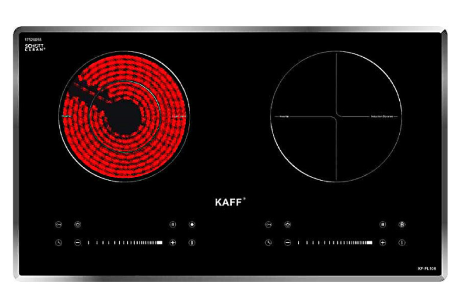 Bếp Điện Từ Âm KAFF KF-FL88IC New  | 01 Từ - 01 Hồng Ngoại