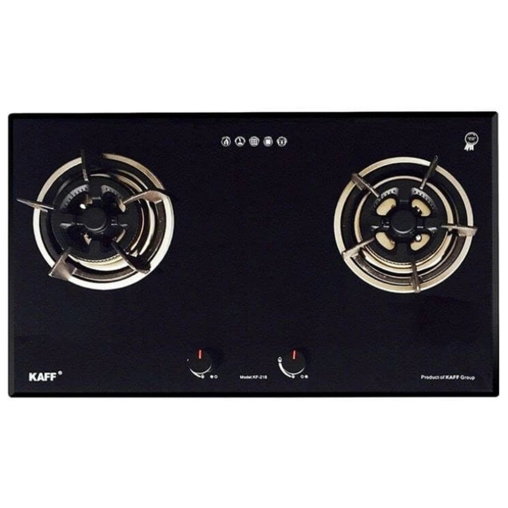 Bếp Gas Đôi Kaff KF-218 | Lắp Âm 02 Vùng Nấu