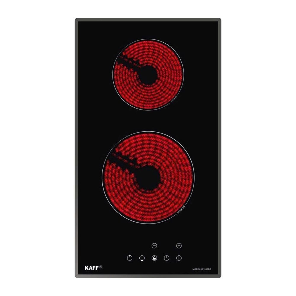 Bếp Điện Đôi Domino Âm KAFF KF-330DC | 02 Vùng Hồng Ngoại