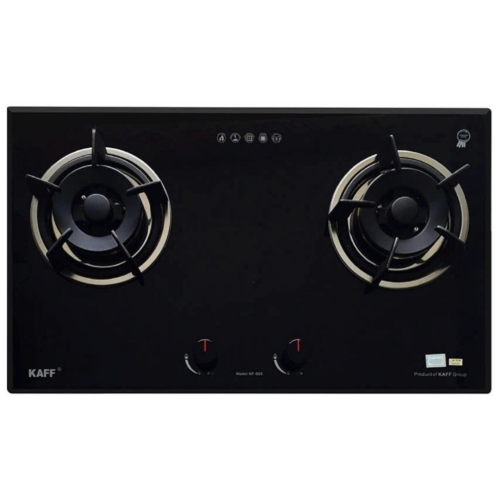 Bếp Gas Đôi Kaff KF-668 | Lắp Âm 02 Vùng Nấu