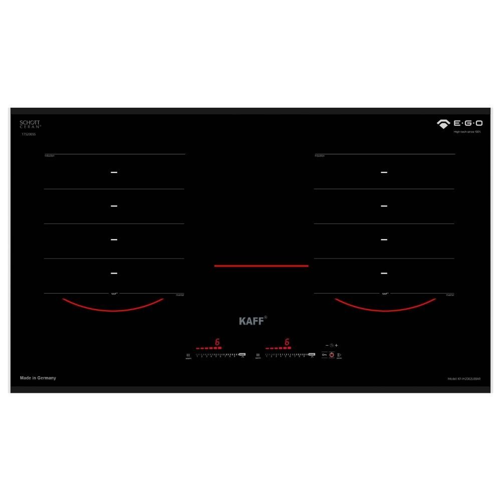 Bếp Từ Âm KAFF KF-IH2002LeBar | 02 Vùng Ghép Nối