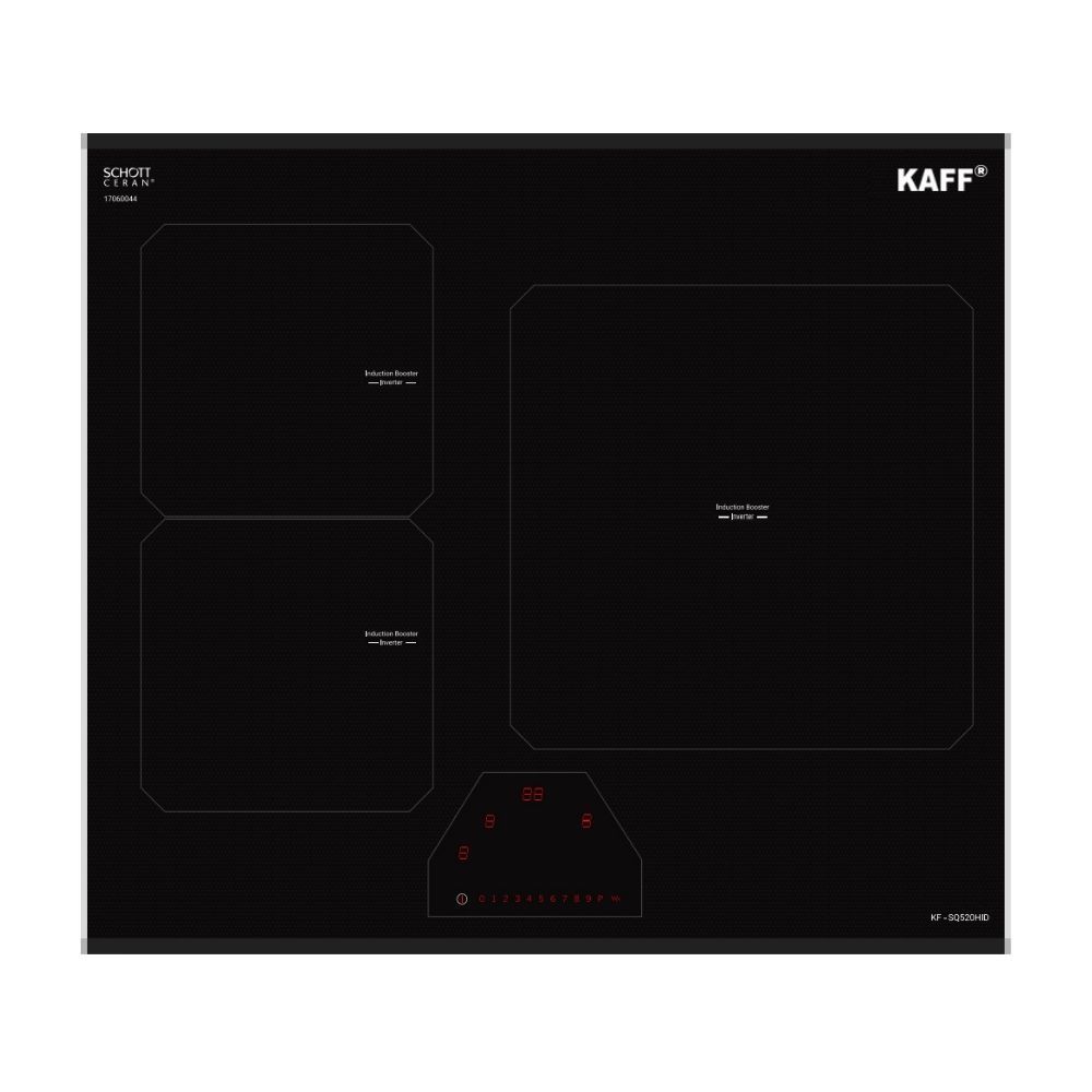 Bếp Từ KAFF KF-SQ520HID | Lắp Âm 03 Vùng Nấu