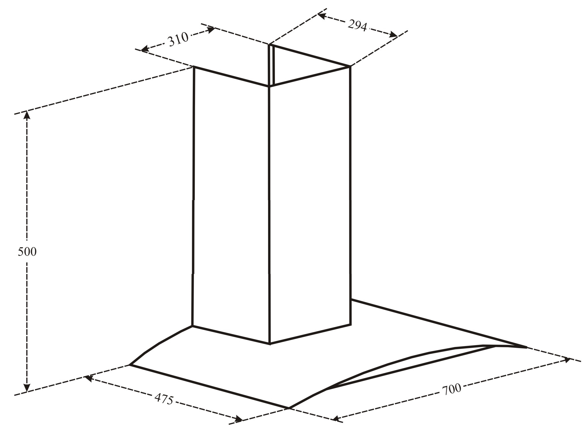 Máy hút mùi kính cong Canzy CZ 3870Q