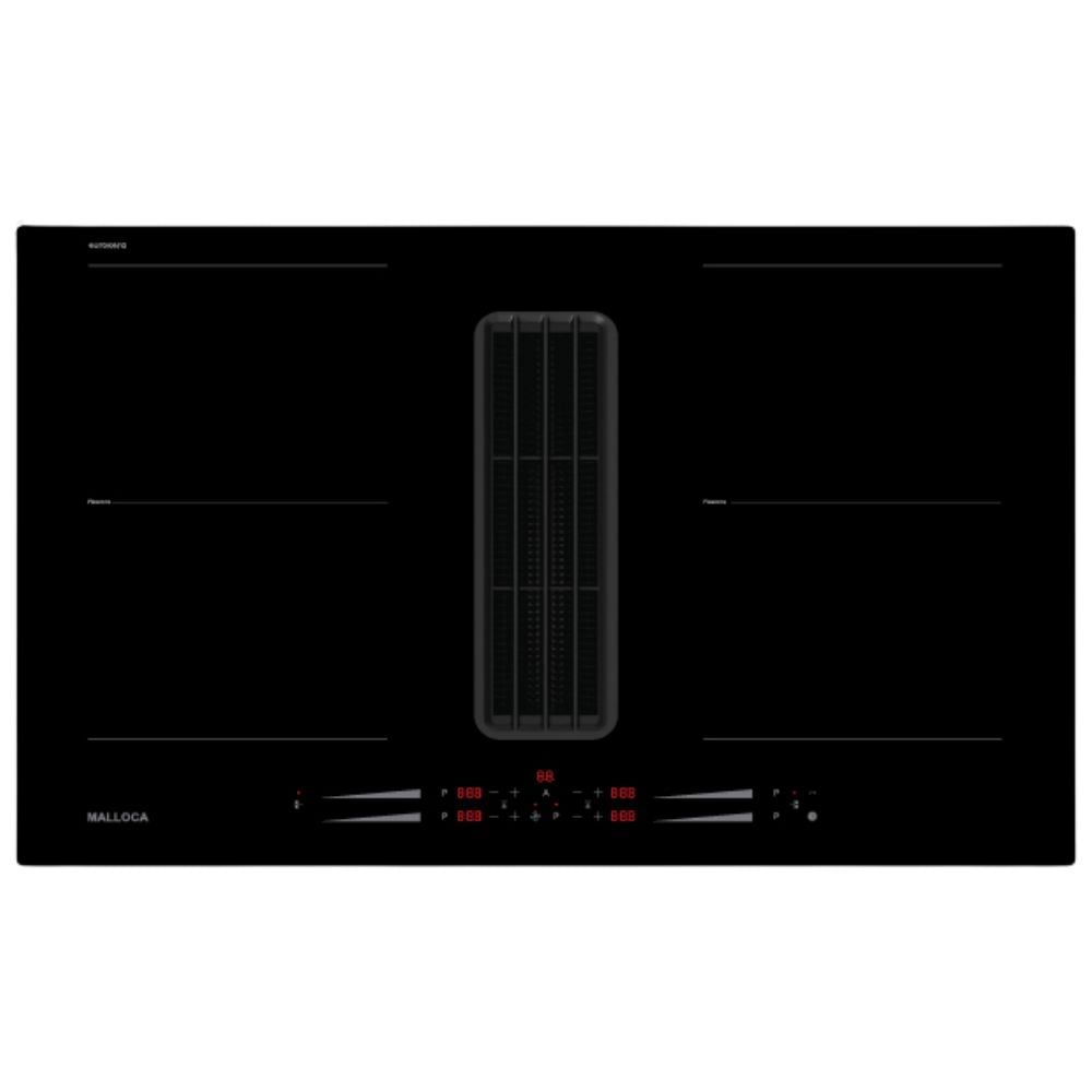 Bếp Từ Hút Mùi Malloca HIH 860 FZ | 04 Vùng Nấu Ghép Nối