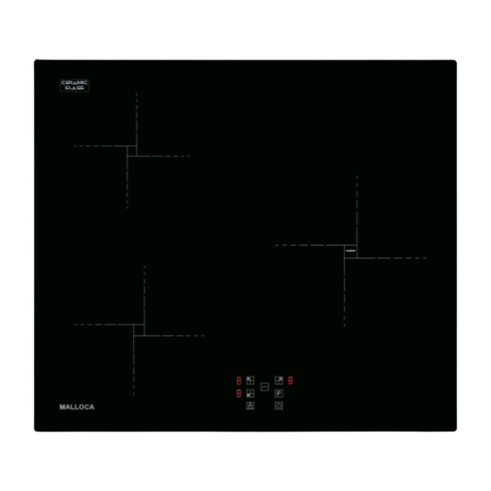 Bếp Từ Malloca MIH 593 ECO | Kính Âm 03 Vùng Nấu