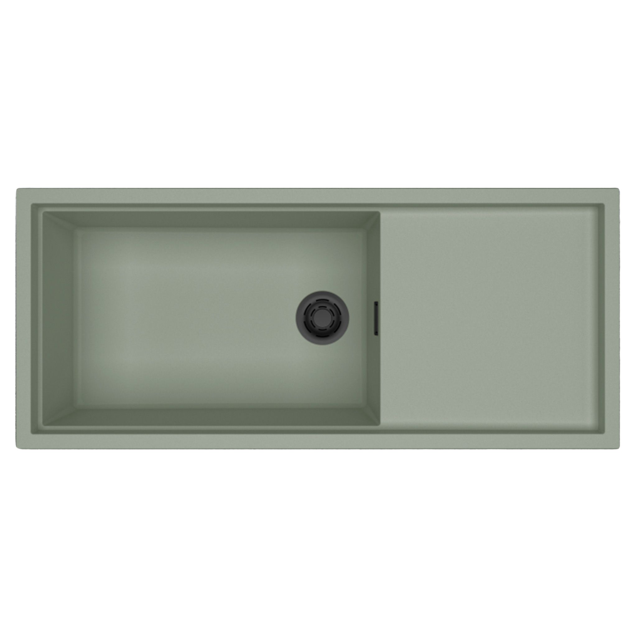 Chậu Rửa Bát 1 Hố Bằng Đá Granite Malloca SENSE K82 | Màu Xanh Sage