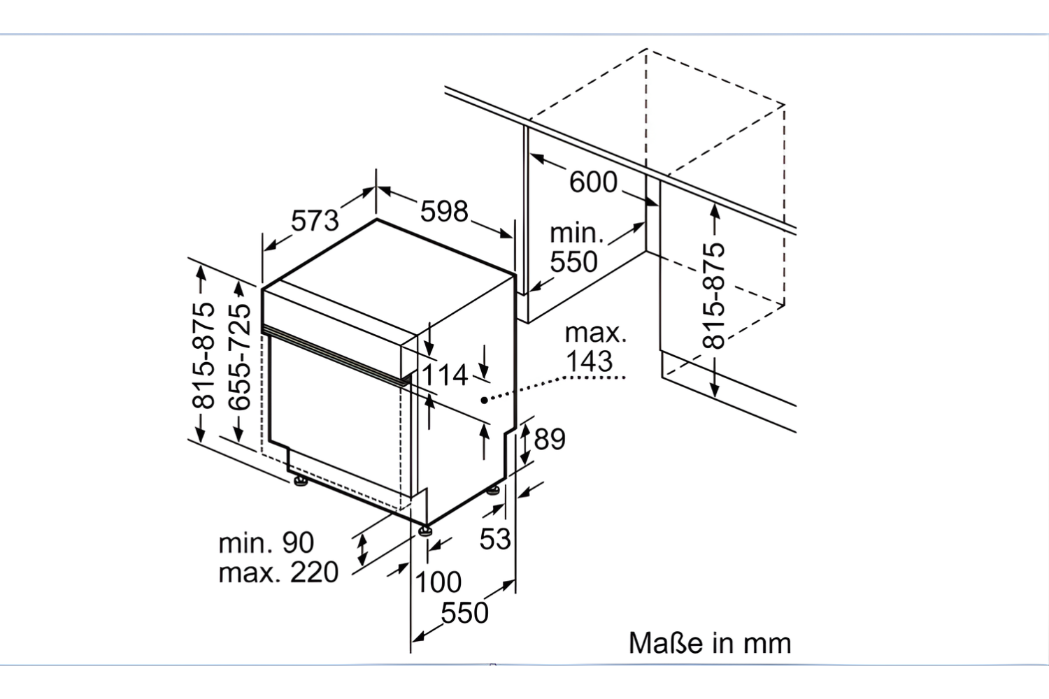 Máy Rửa Bát Âm Bán Phần Bosch SMI6ZCS16E Series 6