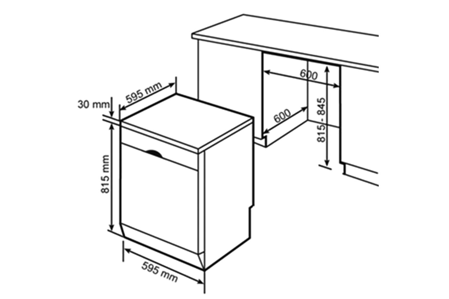 Máy Rửa Bát Độc Lập Bosch SMS6ZCI85M Series 6