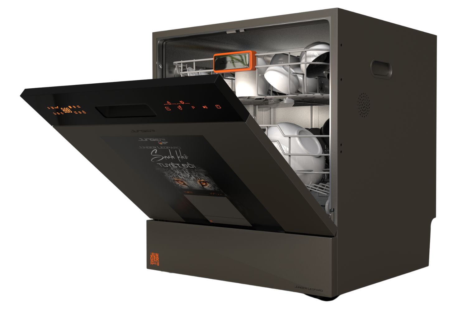 Máy Rửa Bát Độc Lập/Âm Tủ Junger Leopard DWJ-133-MS