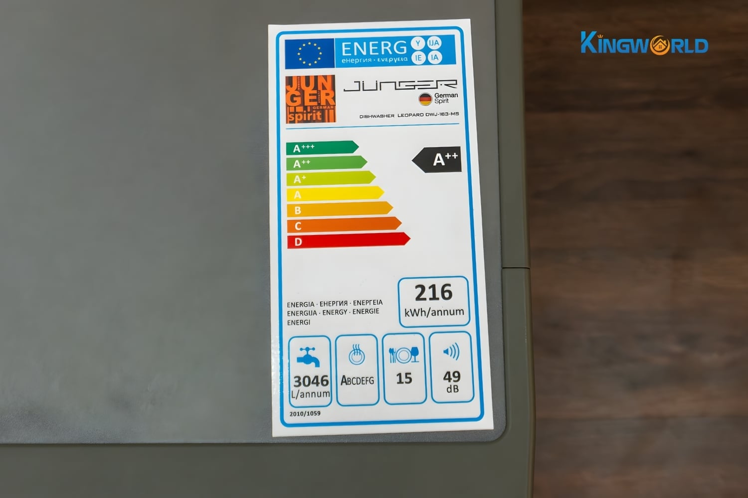 Máy Rửa Bát Độc Lập/Âm Tủ Junger Leopard DWJ-163-MS