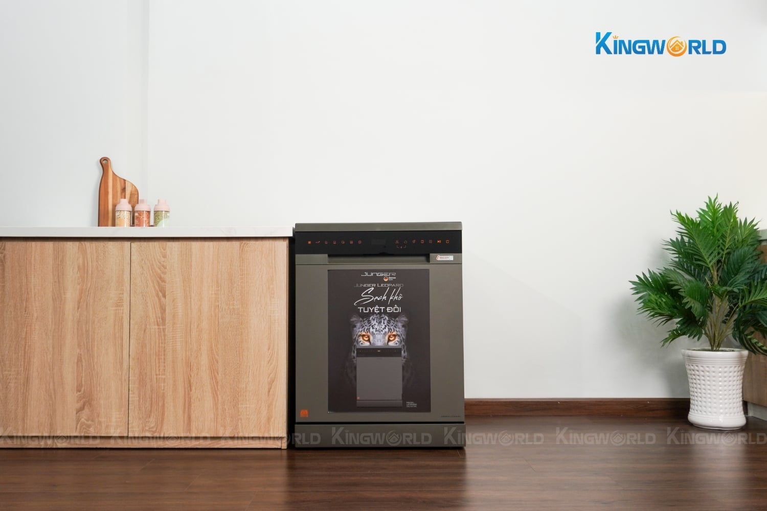 Máy Rửa Bát Độc Lập/Âm Tủ Junger Leopard DWJ-163-MS