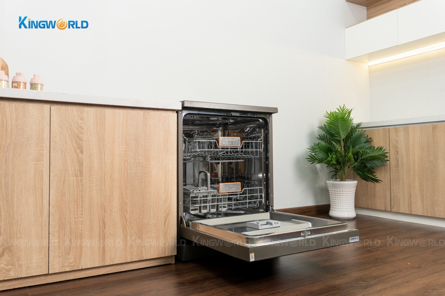 Máy Rửa Bát Độc Lập/Âm Tủ Junger Leopard DWJ-163-MS