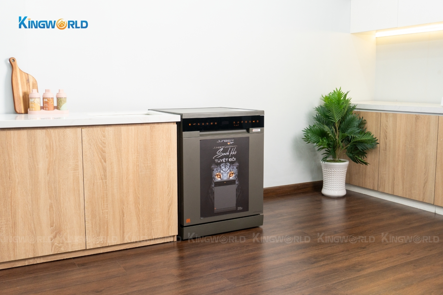 Máy Rửa Bát Độc Lập/Âm Tủ Junger Leopard DWJ-163-MS