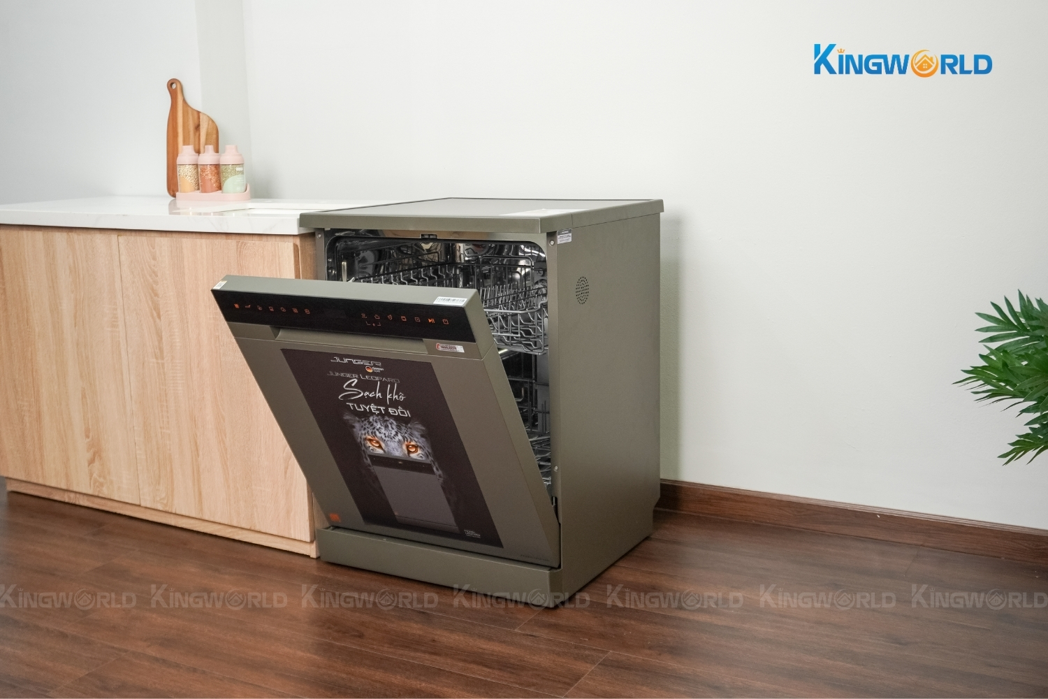 Máy Rửa Bát Độc Lập/Âm Tủ Junger Leopard DWJ-163-MS