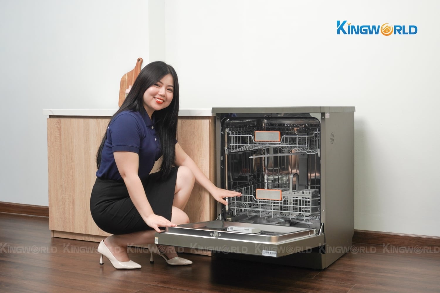 Máy Rửa Bát Độc Lập/Âm Tủ Junger Leopard DWJ-163-MS