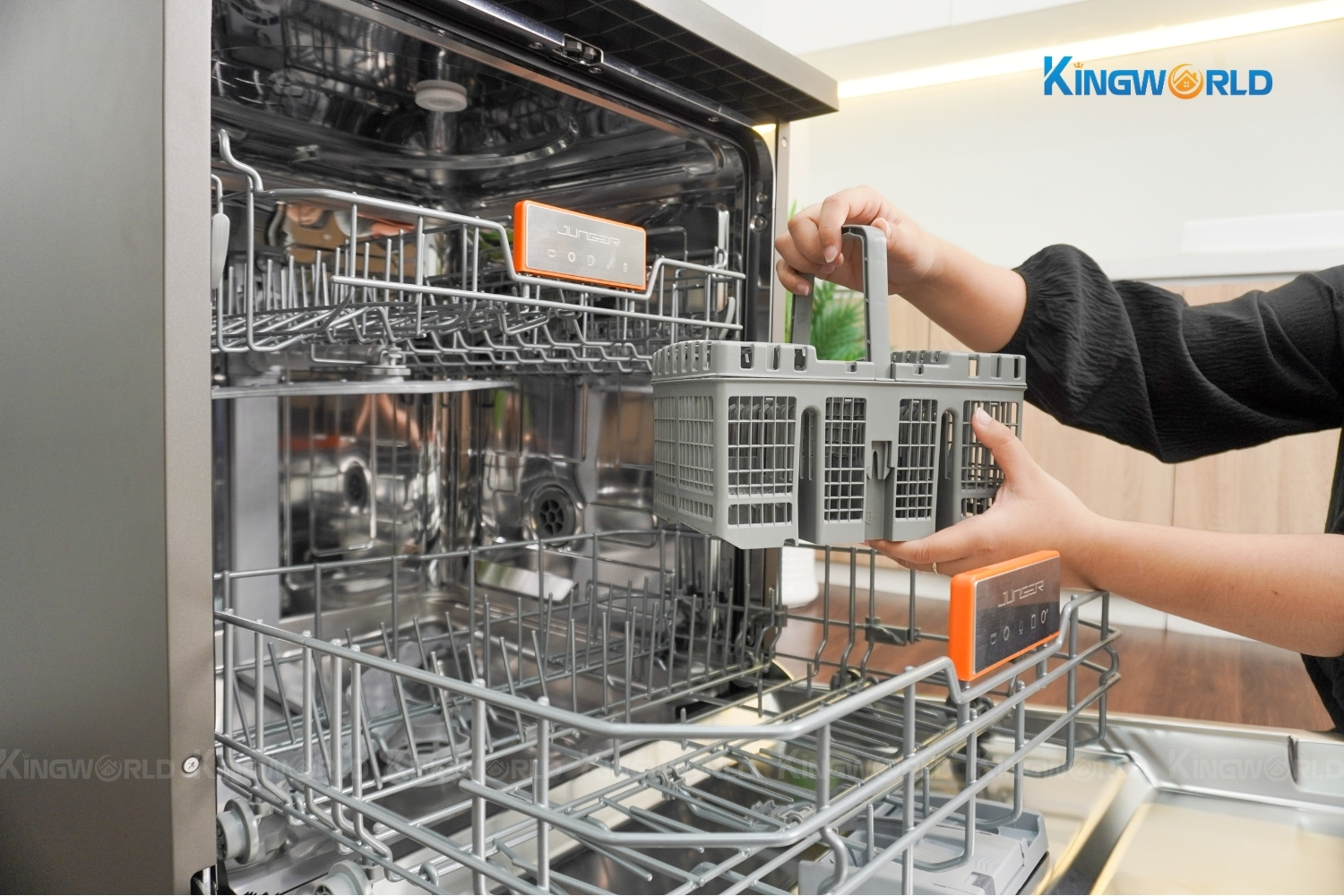 Máy Rửa Bát Độc Lập/Âm Tủ Junger Leopard DWJ-163-MS
