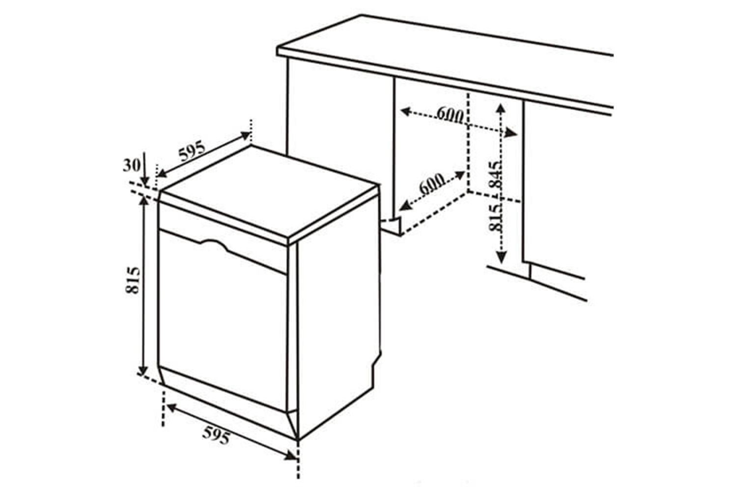 Máy Rửa Bát Độc Lập Bosch SMS8TCI01E Series 8