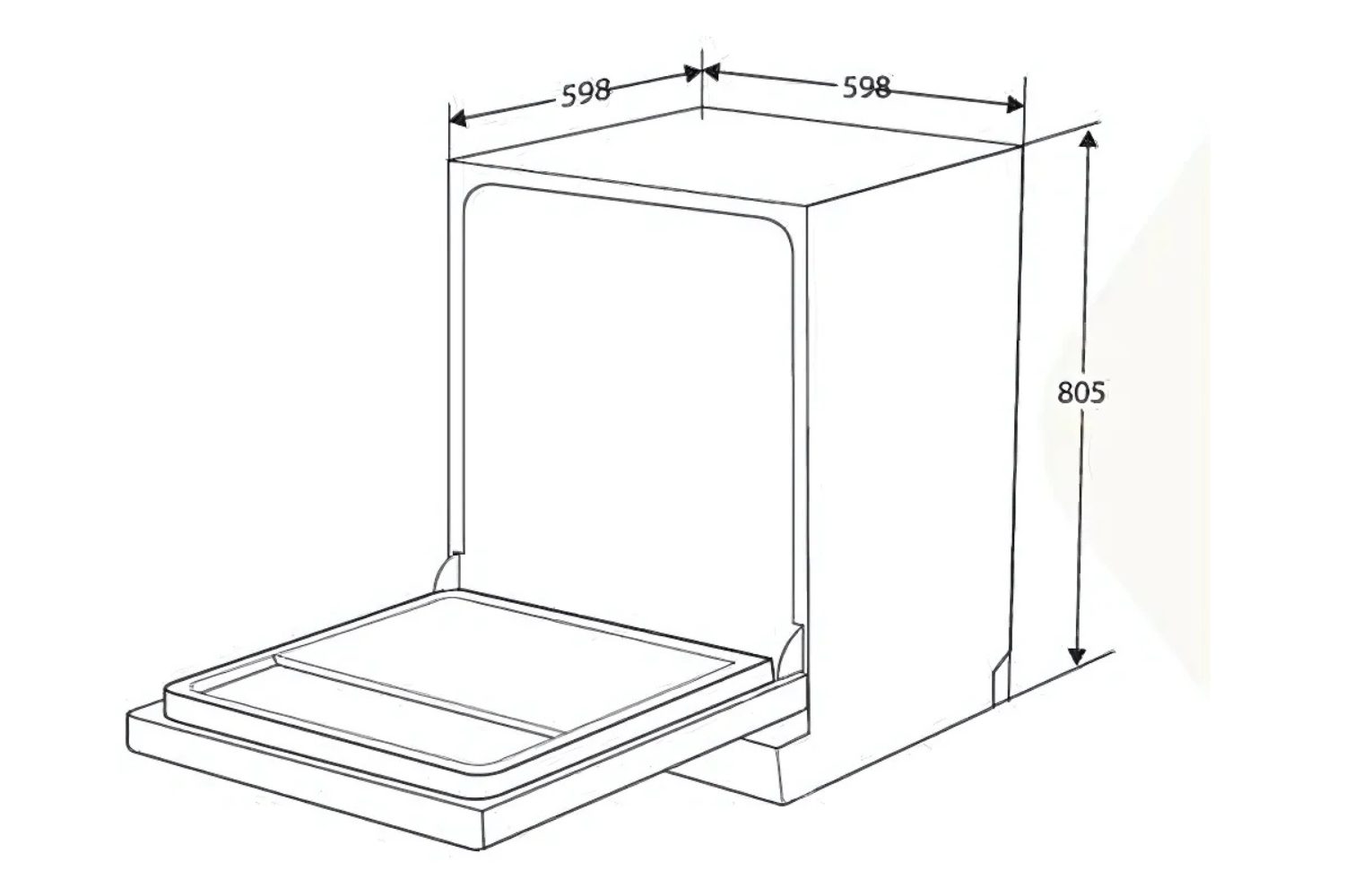 Máy Rửa Bát Độc Lập Canzy CZ P1036R