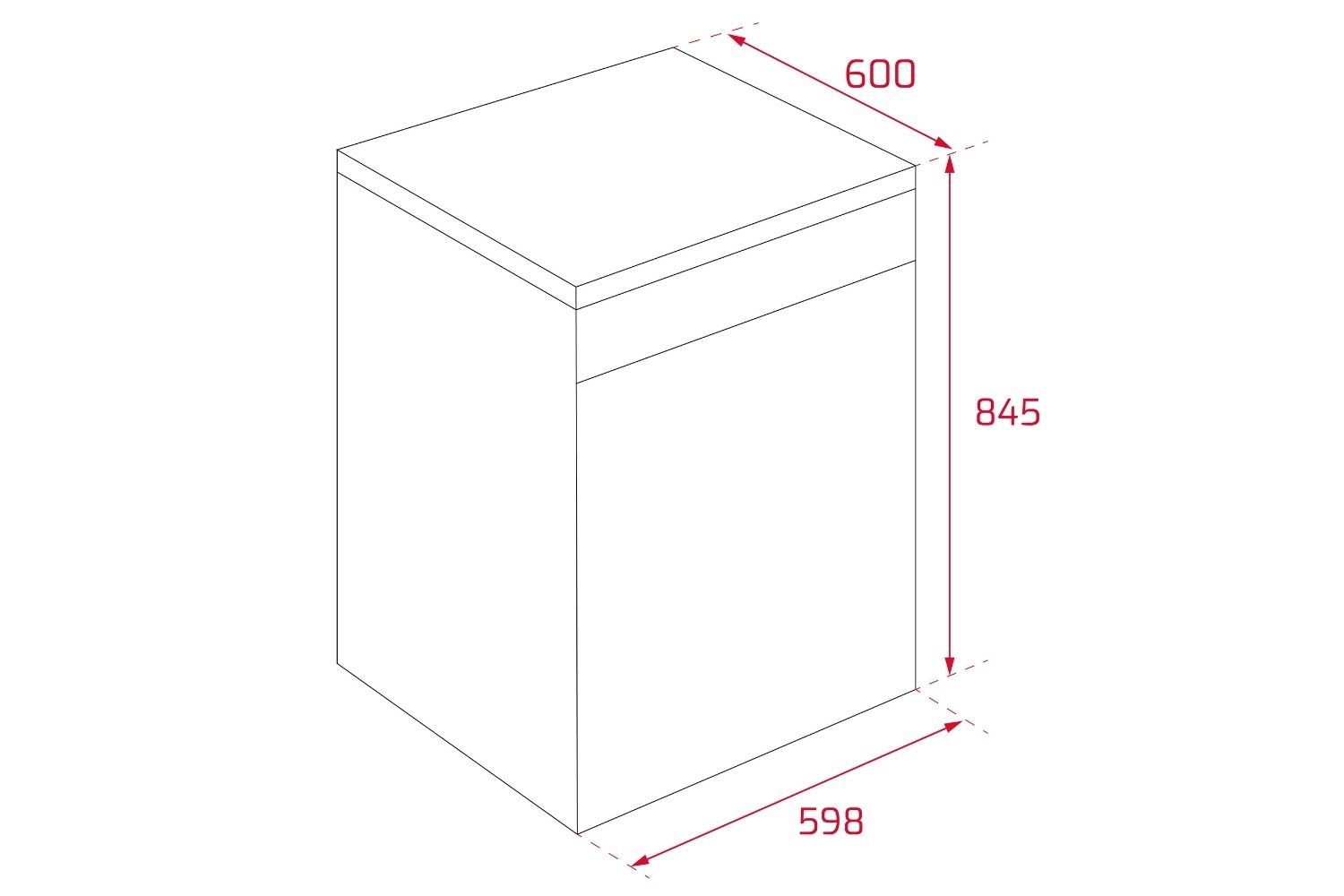Máy Rửa Bát Độc Lập Teka DFS 650ZB-TSEA 114210013