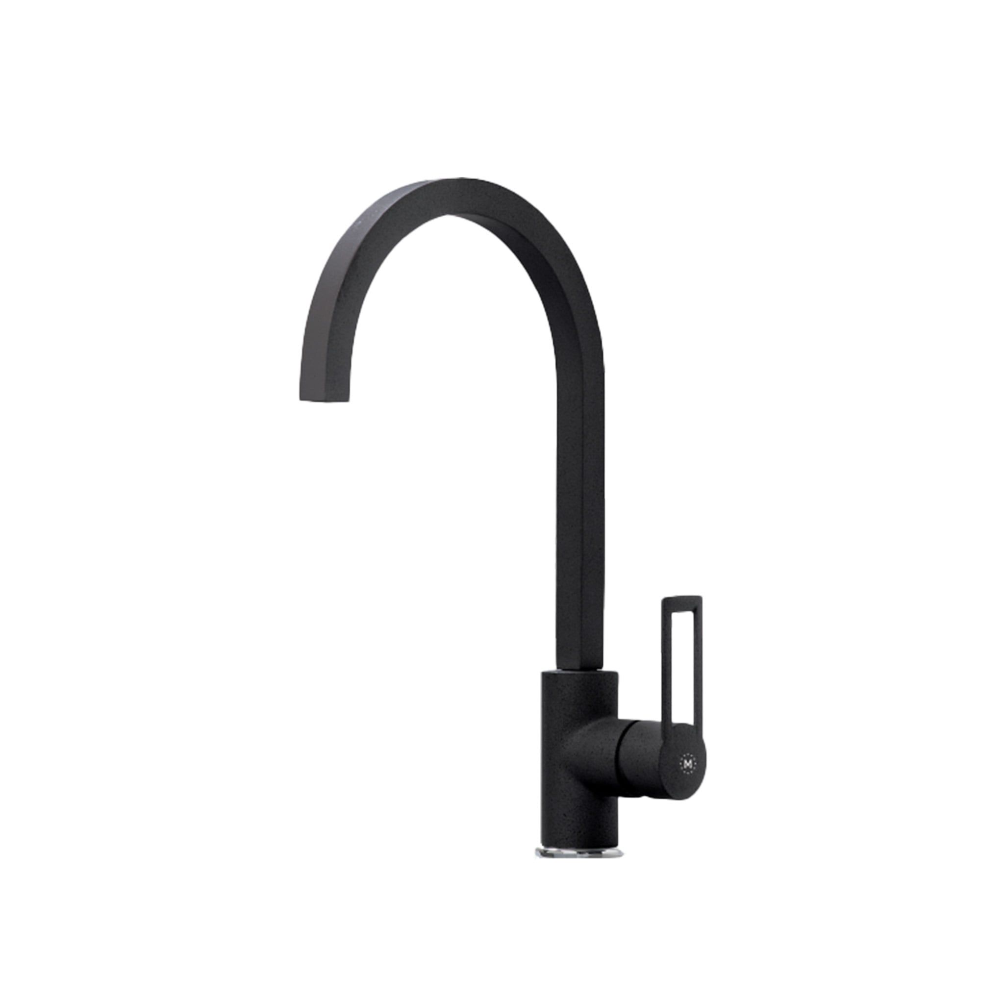 Vòi Rửa Bát Nóng Lạnh Malloca MF-040 | Đồng Thau Sơn Giả Đá, Màu Đen