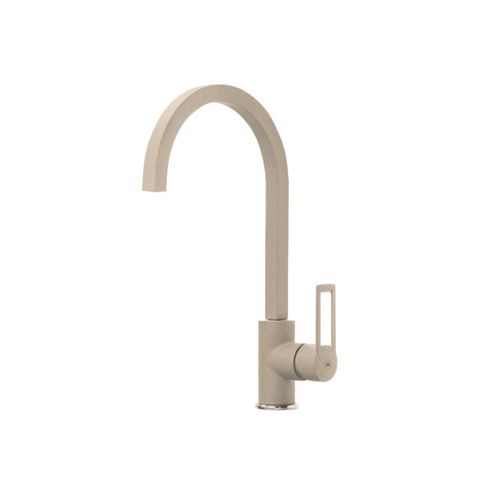 Vòi Rửa Bát Nóng Lạnh Malloca MF-062 | Đồng Thau Sơn Giả Đá, Màu Kem