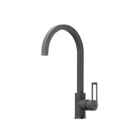 Vòi Rửa Bát Nóng Lạnh Malloca MF-073 | Đồng Thau Sơn Giả Đá, Màu Xám