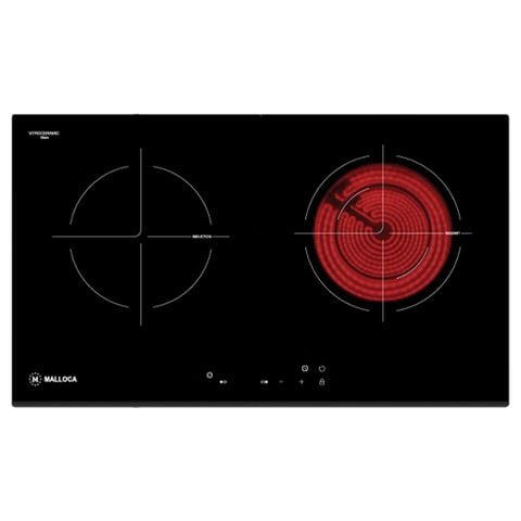 Bếp Điện Từ Đôi Malloca MH-7311 IR - Bếp Âm 02 Vùng Nấu