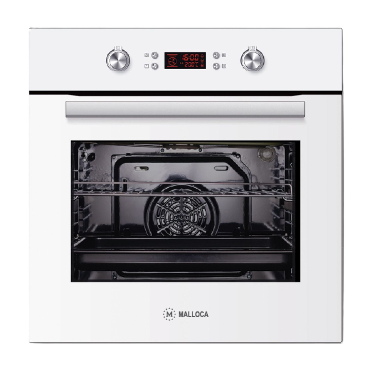 Lò Nướng Âm Tủ Malloca MOV-65DA (Trắng) | Dung Tích 65 Lít