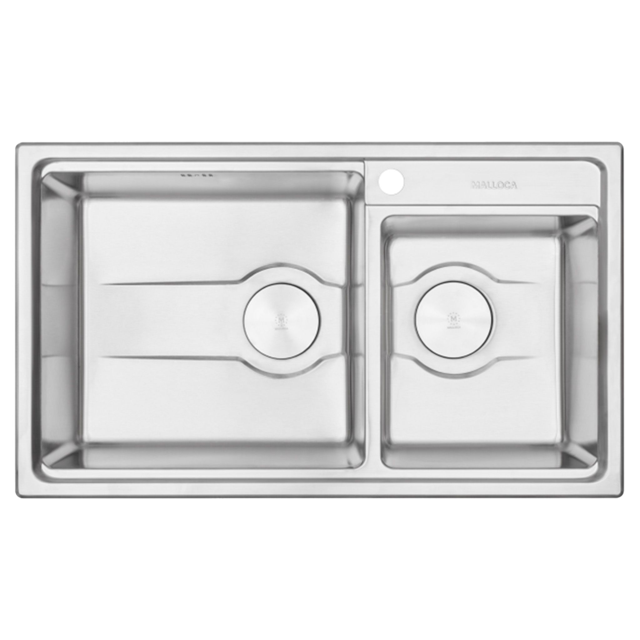 Chậu Rửa Bát 2 Hố Inox 304 Malloca MS 5082W