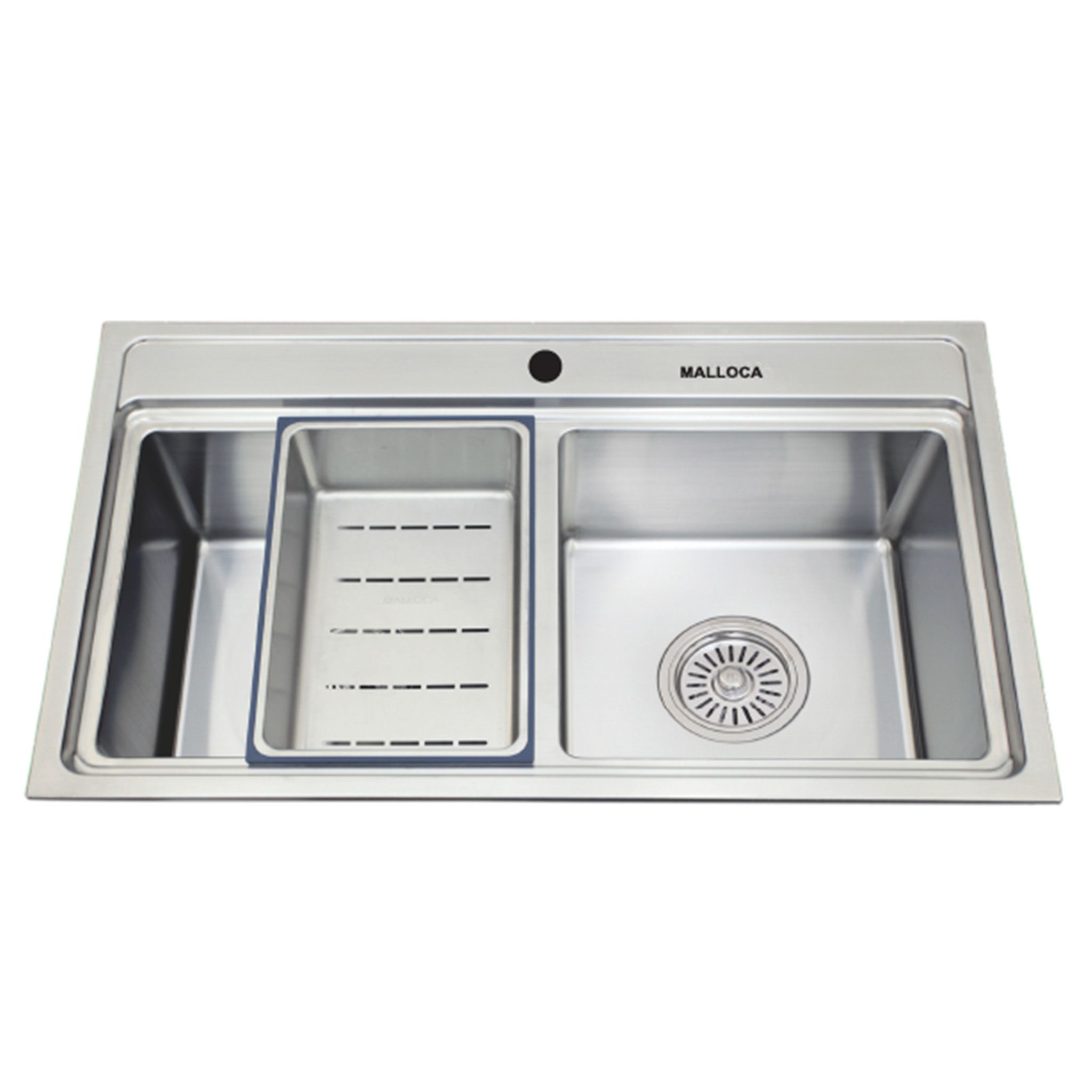 Chậu Rửa Bát 2 Hố Inox 304 Malloca MS 8812