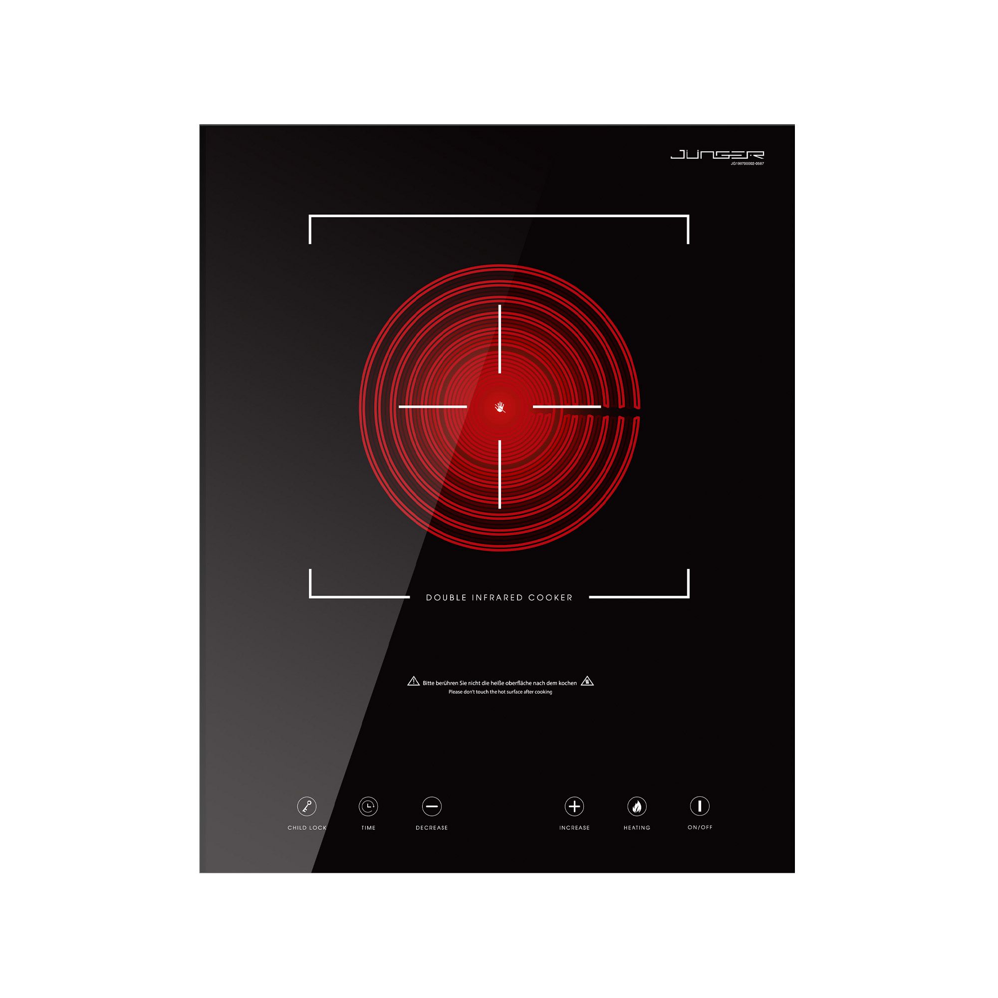 Bếp Điện Hồng Ngoại Junger MT-92 | Lắp Âm/Dương 1 Vùng Nấu