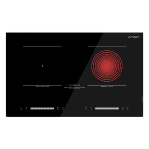 Bếp Điện Từ Kết Hợp Hồng Ngoại Junger MTD-71 | Lắp Âm/Dương 2 Vùng Nấu