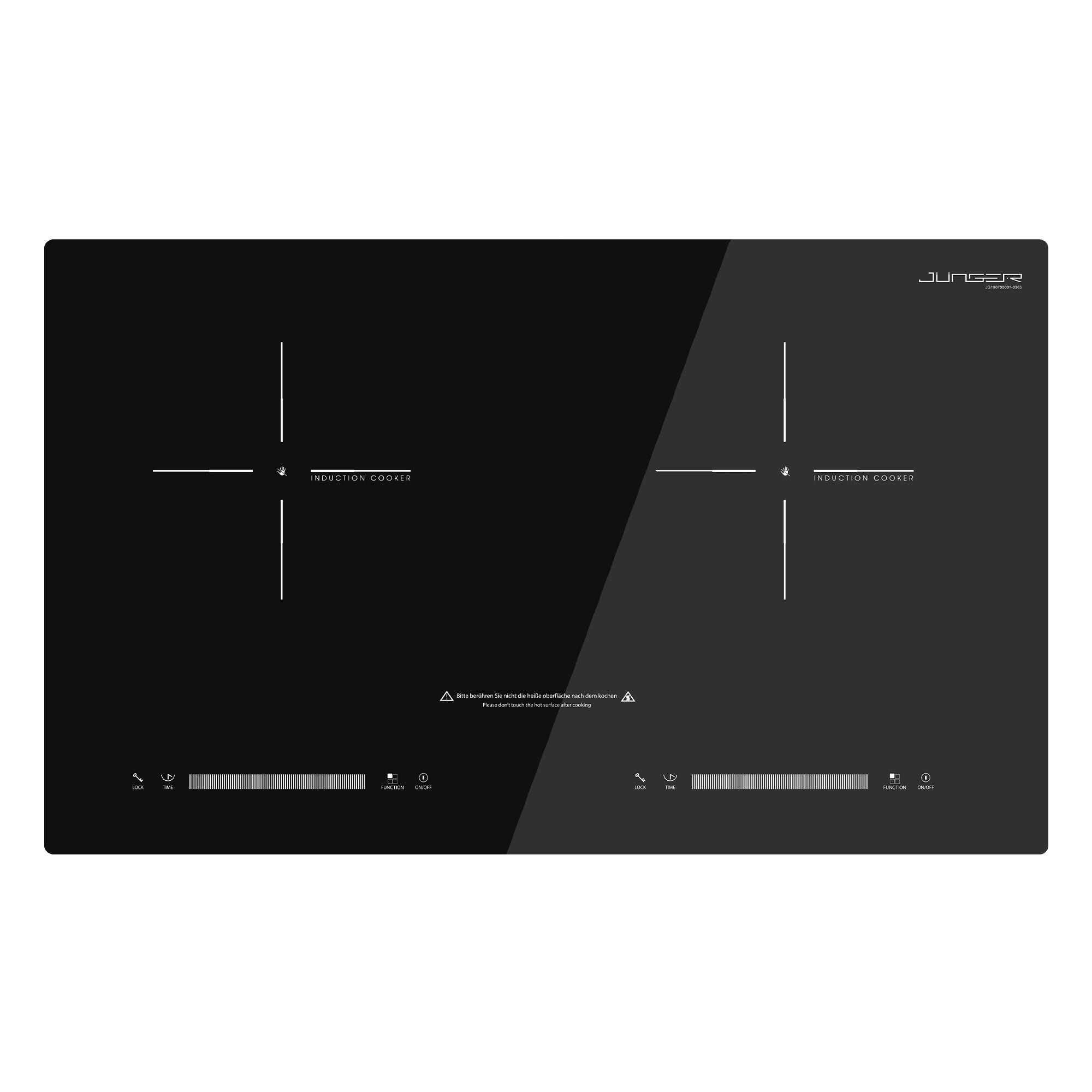 Bếp Từ Đôi Junger NKD-22+ | Lắp Âm/Dương 2 Vùng Nấu