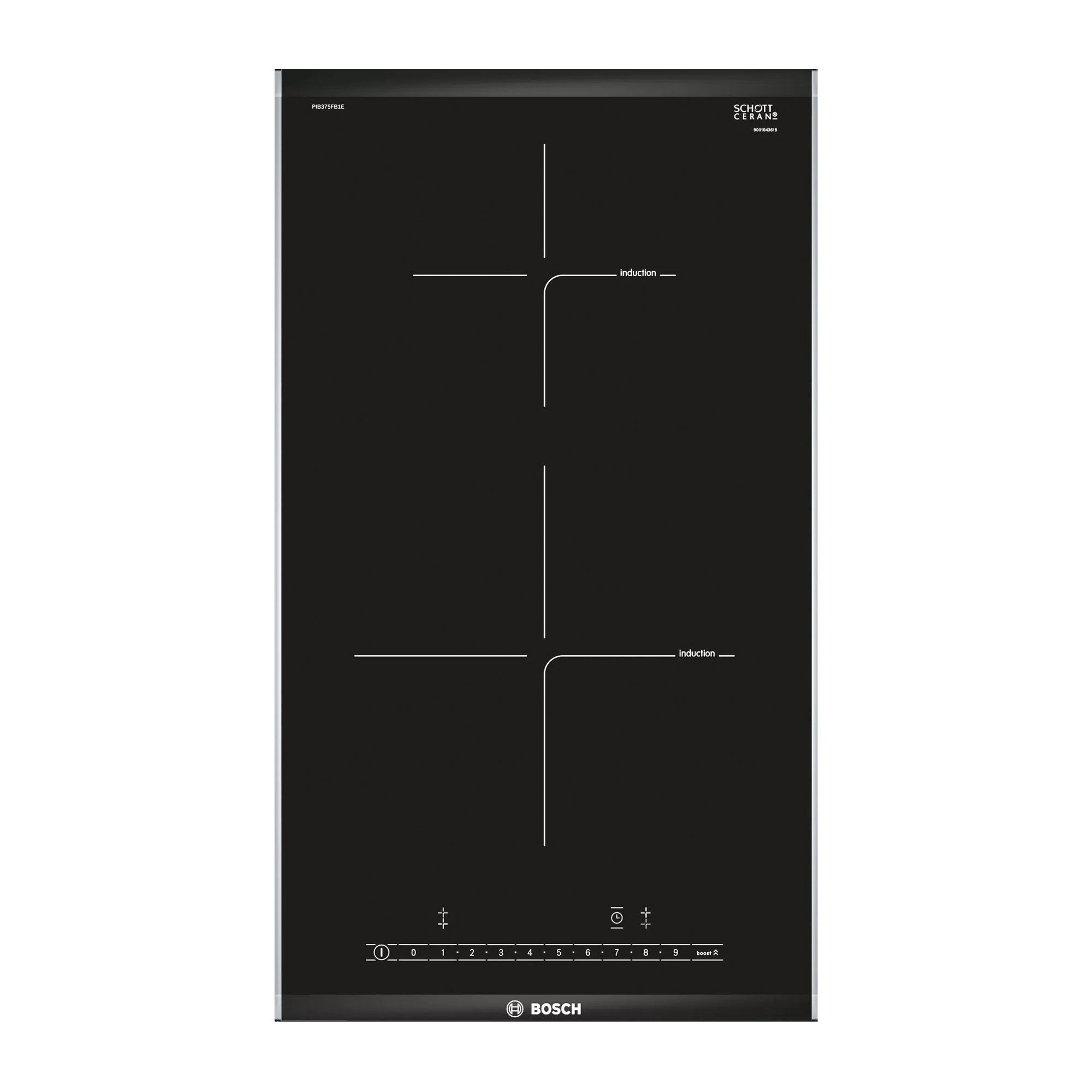 Bếp Từ Bosch Đôi PIB375FB1E Series 6 | Lắp Âm Domino 02 Vùng Nấu
