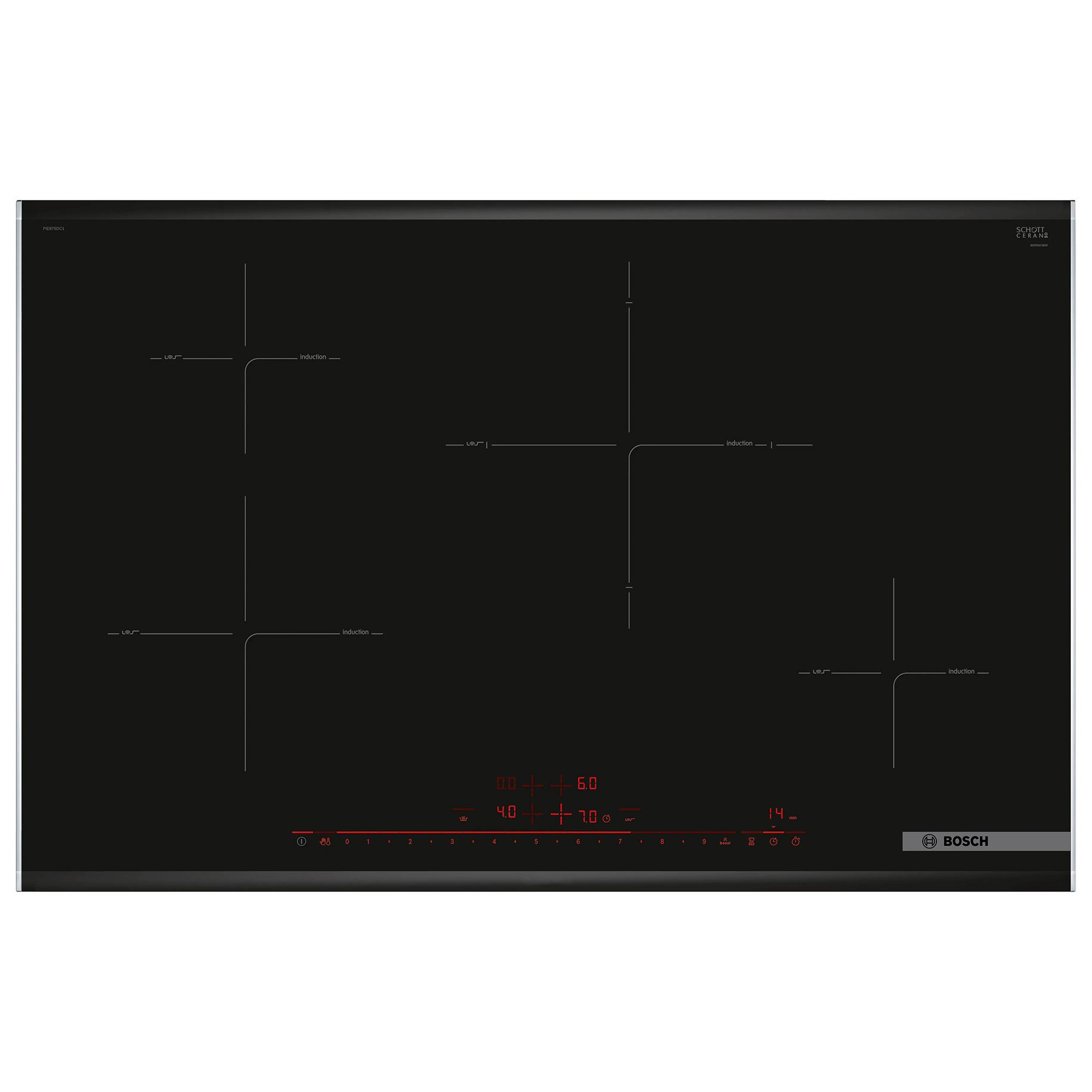 Bếp Từ Âm Bosch PIE875DC1E Serie 8 | 04 Vùng Nấu