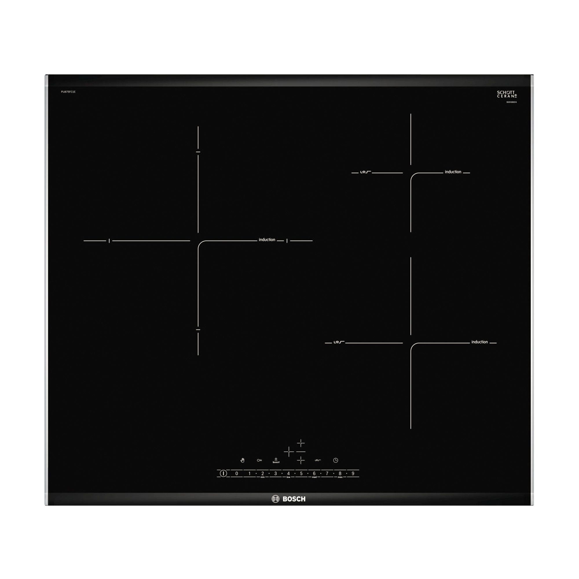 Bếp Từ Âm Bosch PIJ675FC1E Serie 6 | 03 Vùng Nấu