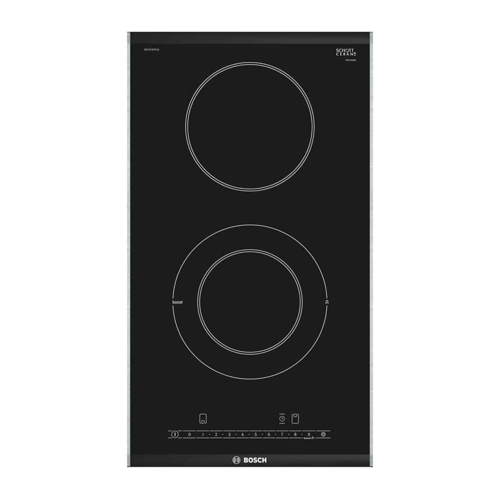 Bếp Điện Đôi Bosch Domino PKF375FP1E Serie 6 | 02 Vùng Nấu Hồng Ngoại