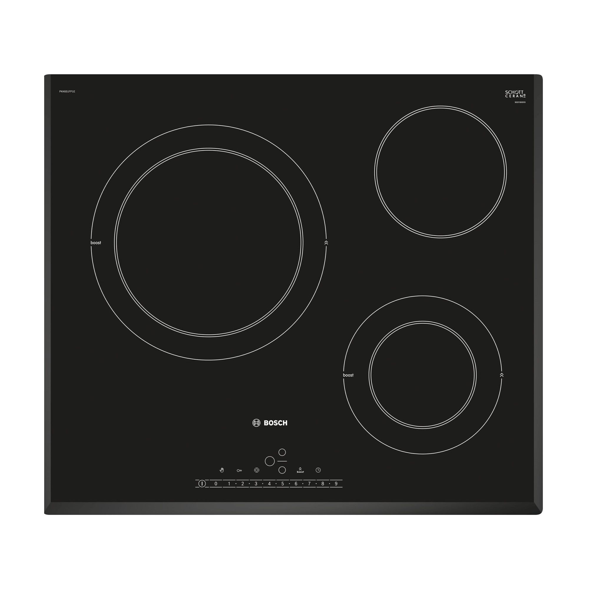 Bếp Điện Âm Bosch PKK651FB1E Serie 6 | 03 Vùng Nấu Hồng Ngoại