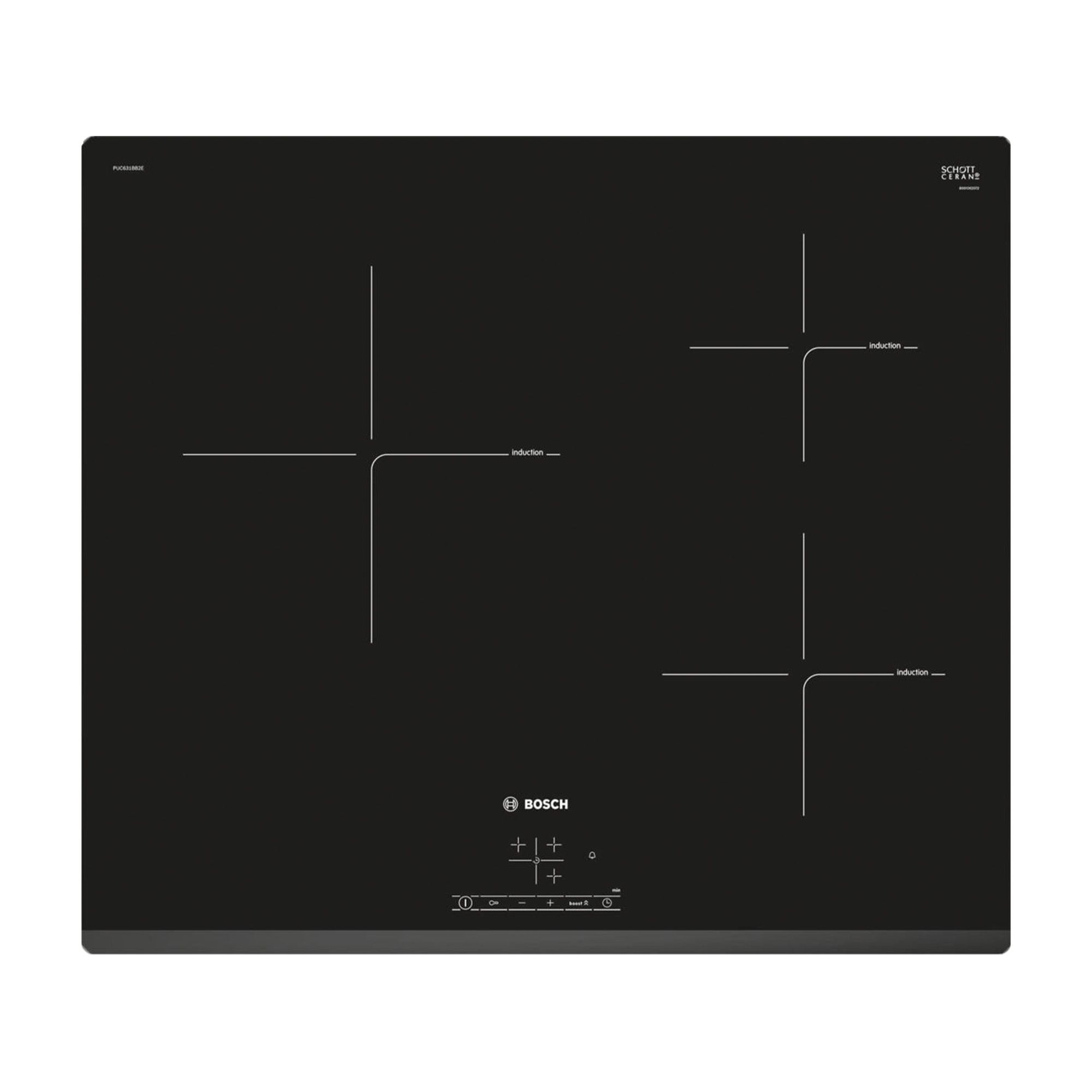Bếp Từ Âm Bosch PUC61KAA5E Series 2 | 03 Vùng Nấu