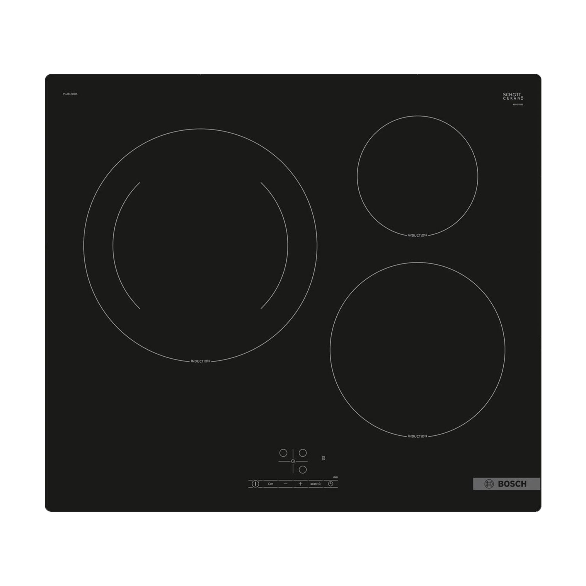 Bếp Từ Âm Bosch PUJ61RBB5E Serie 4 | 03 Vùng Nấu