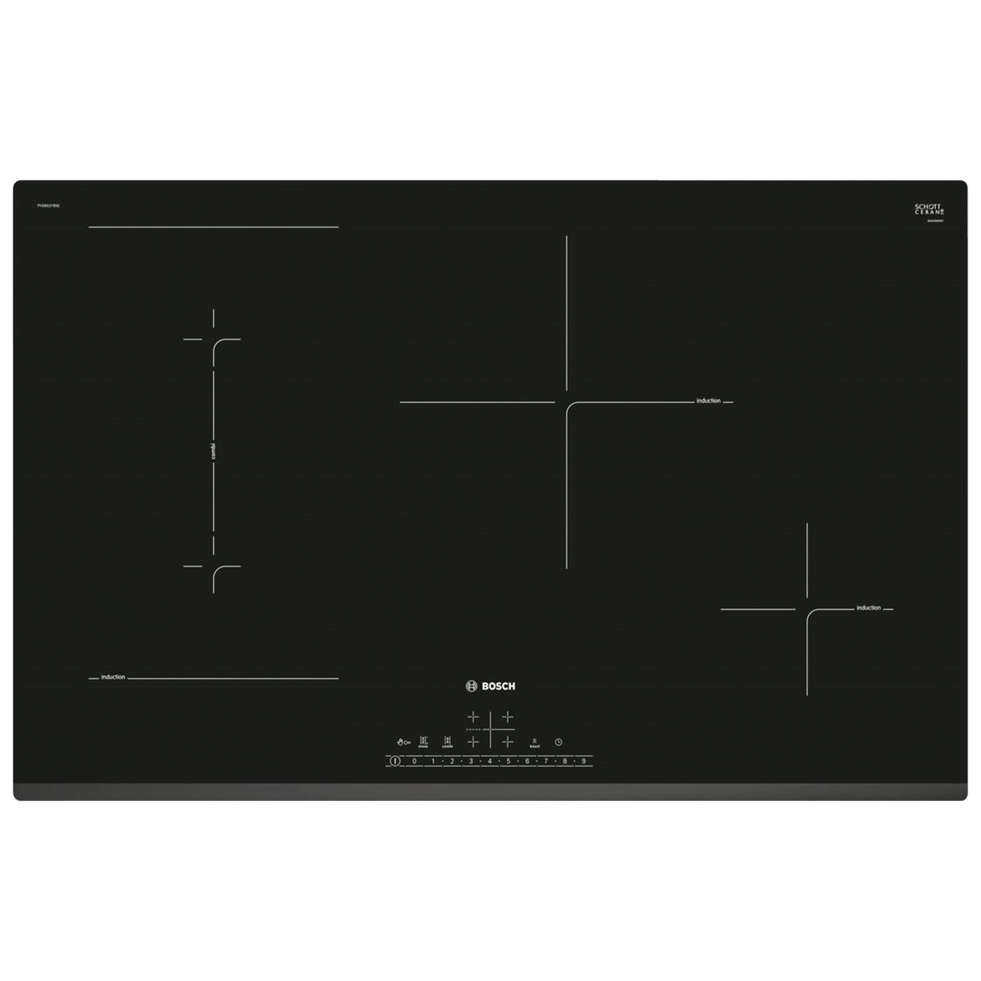 Bếp Từ Âm Bosch PVS831FB5E Series 6 | 04 Vùng Nấu Ghép Nối