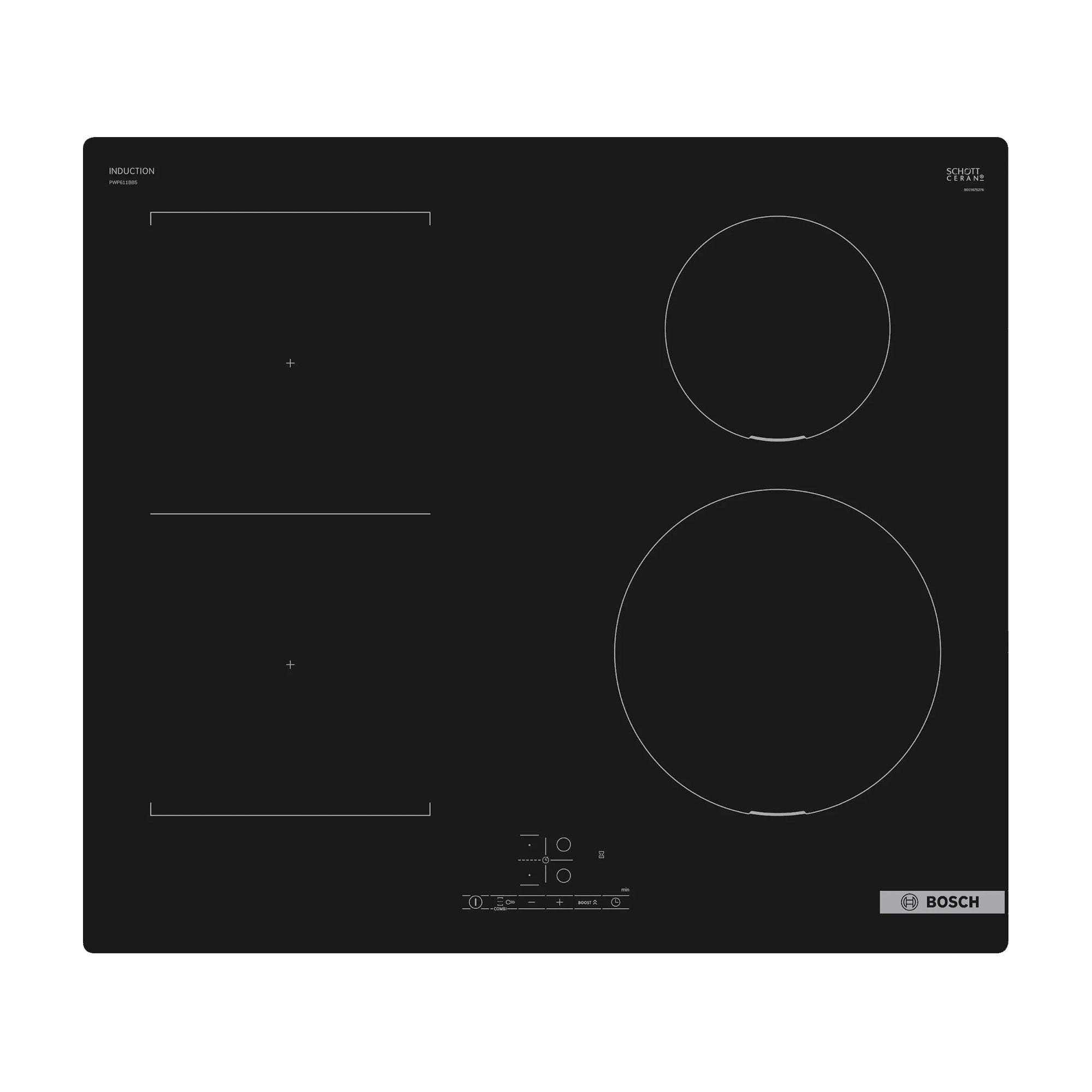 Bếp Từ Âm Bosch PWP611BB5E Serie 4 | 04 Vùng Nấu
