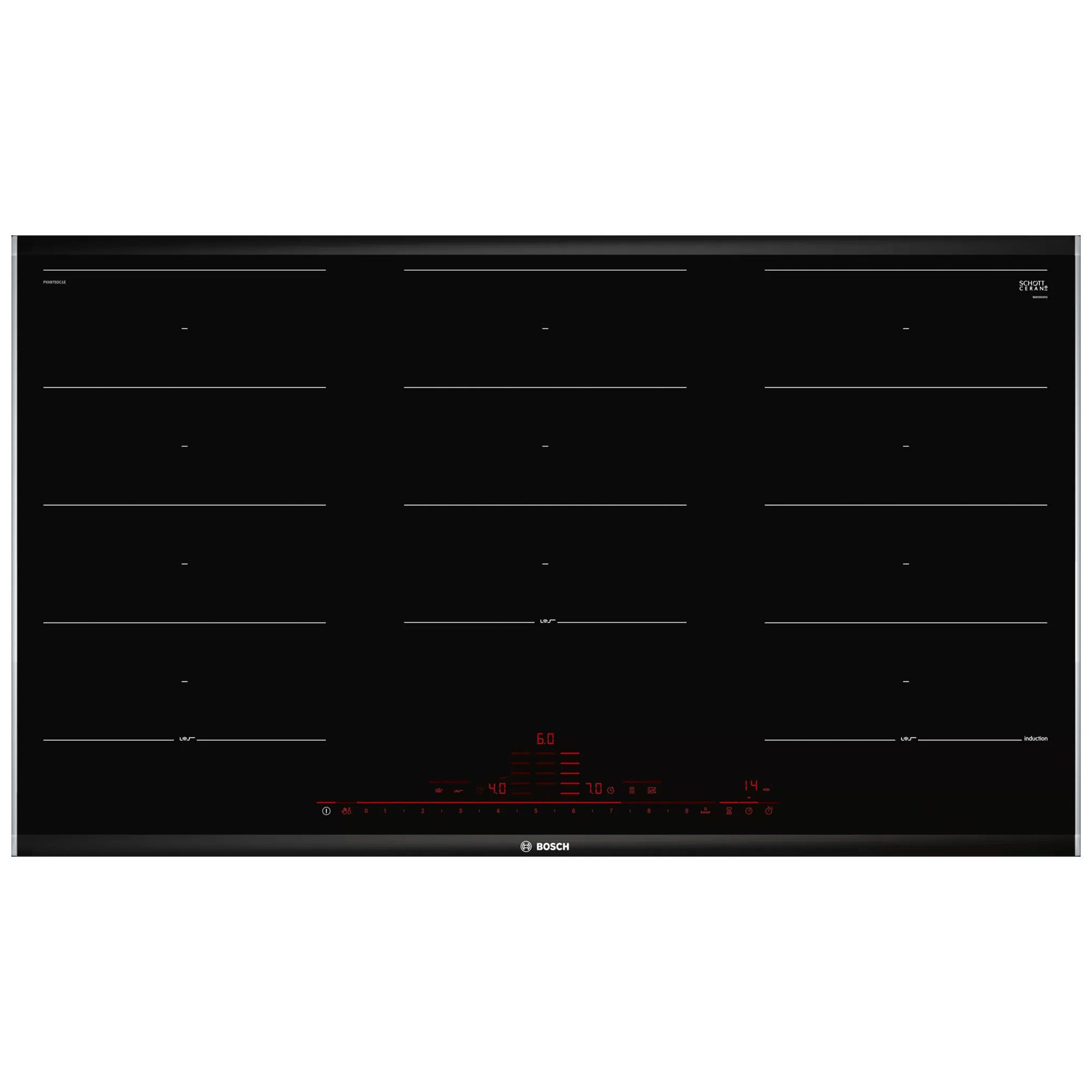 Bếp Từ Âm Bosch PXX975DC1E Serie 8 | 05 Vùng Nấu Ghép Nối